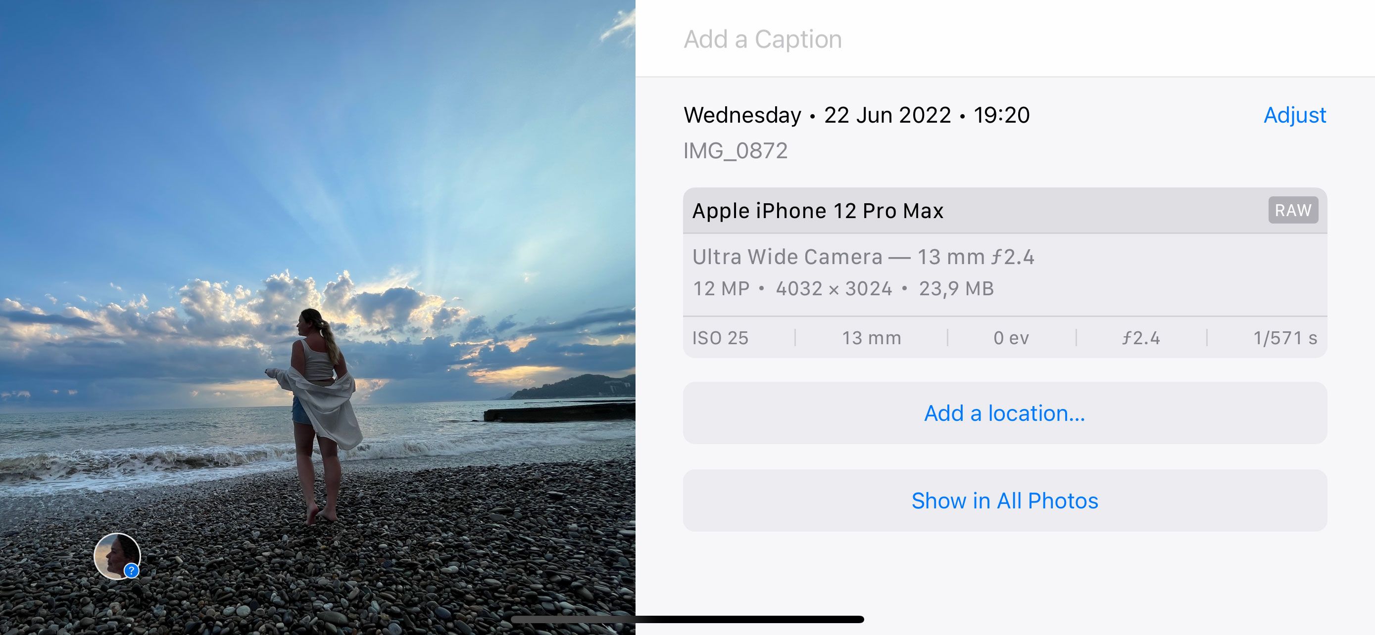 Applen iPhone DNG -muodossa on Pro Raw -vaihtoehto..