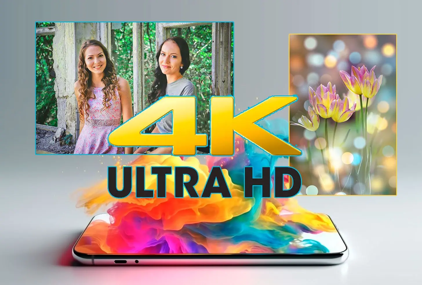 Muunna valokuva Ultra HD -laatuun puhelimessa..
