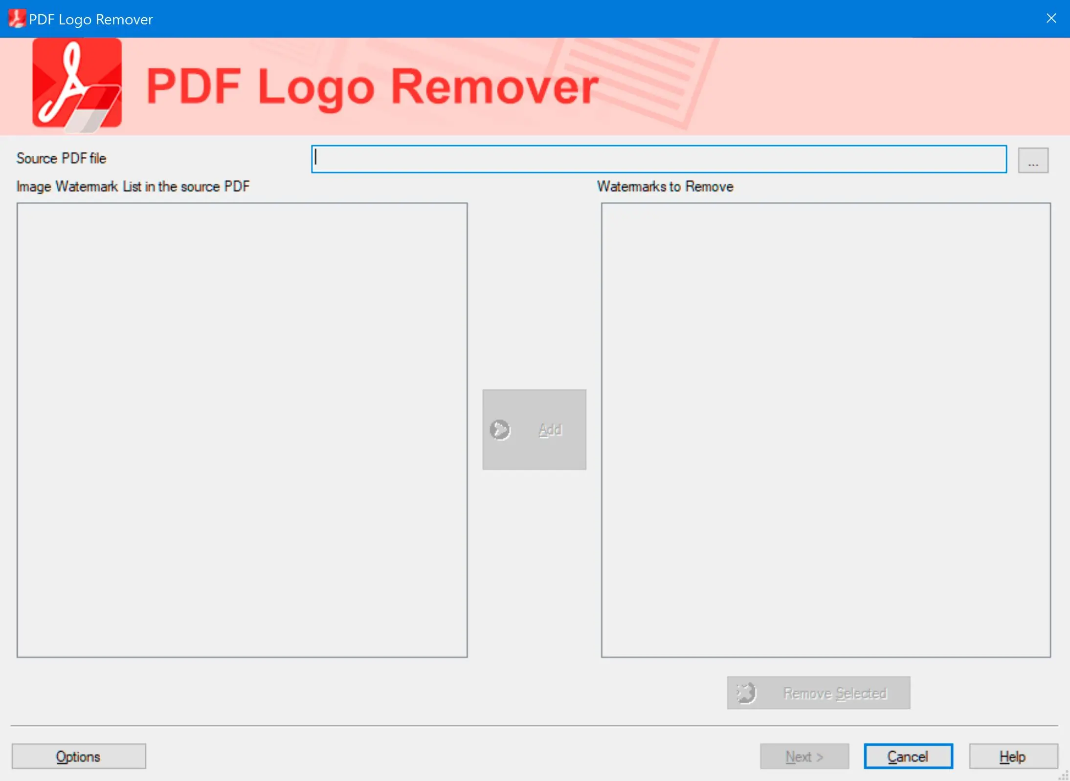 PDF pages Remover..
