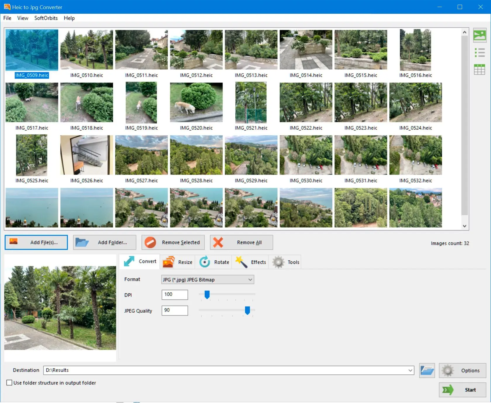 HEIC to JPG Converter Kuvakaappaus.