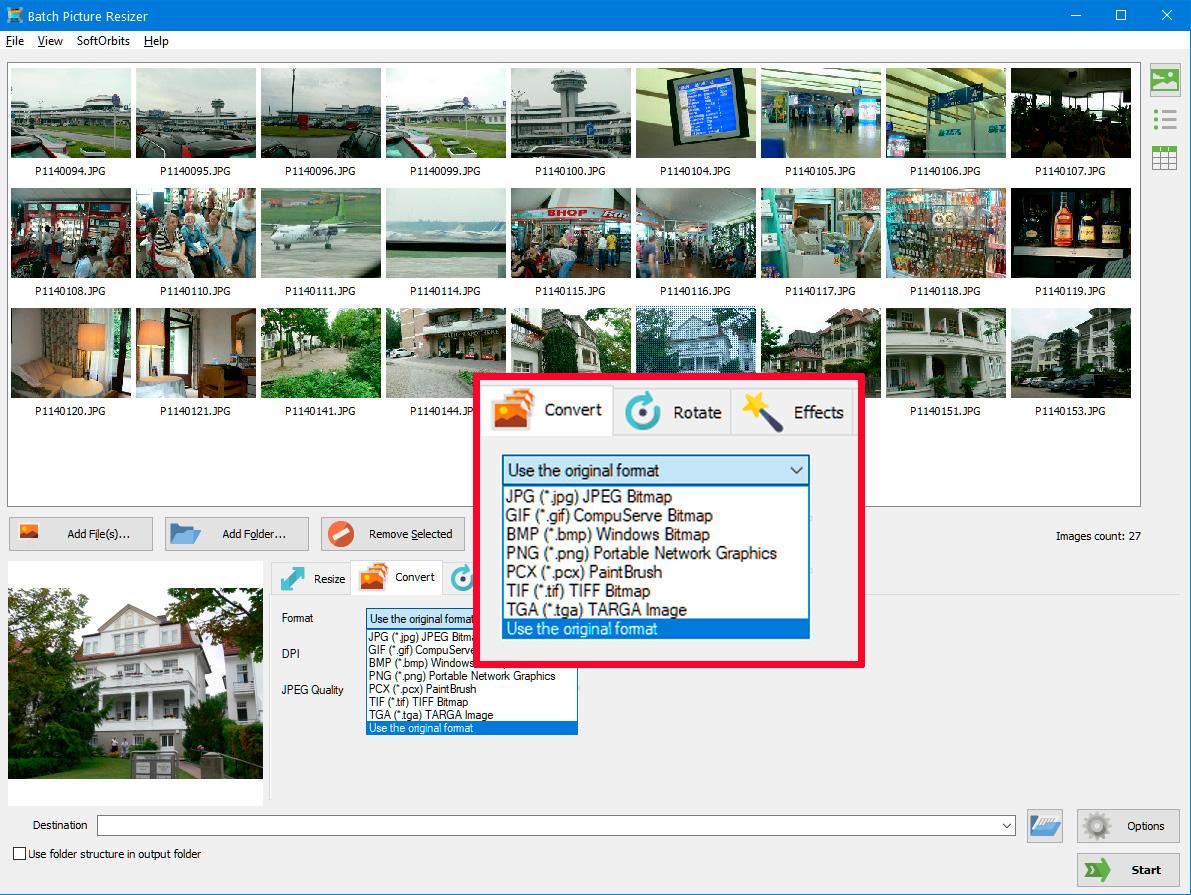 Valitse tulostusmuoto.