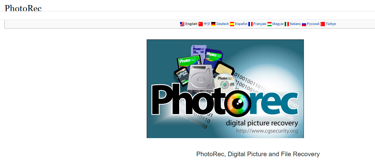 PhotoRec. PhotoRec.