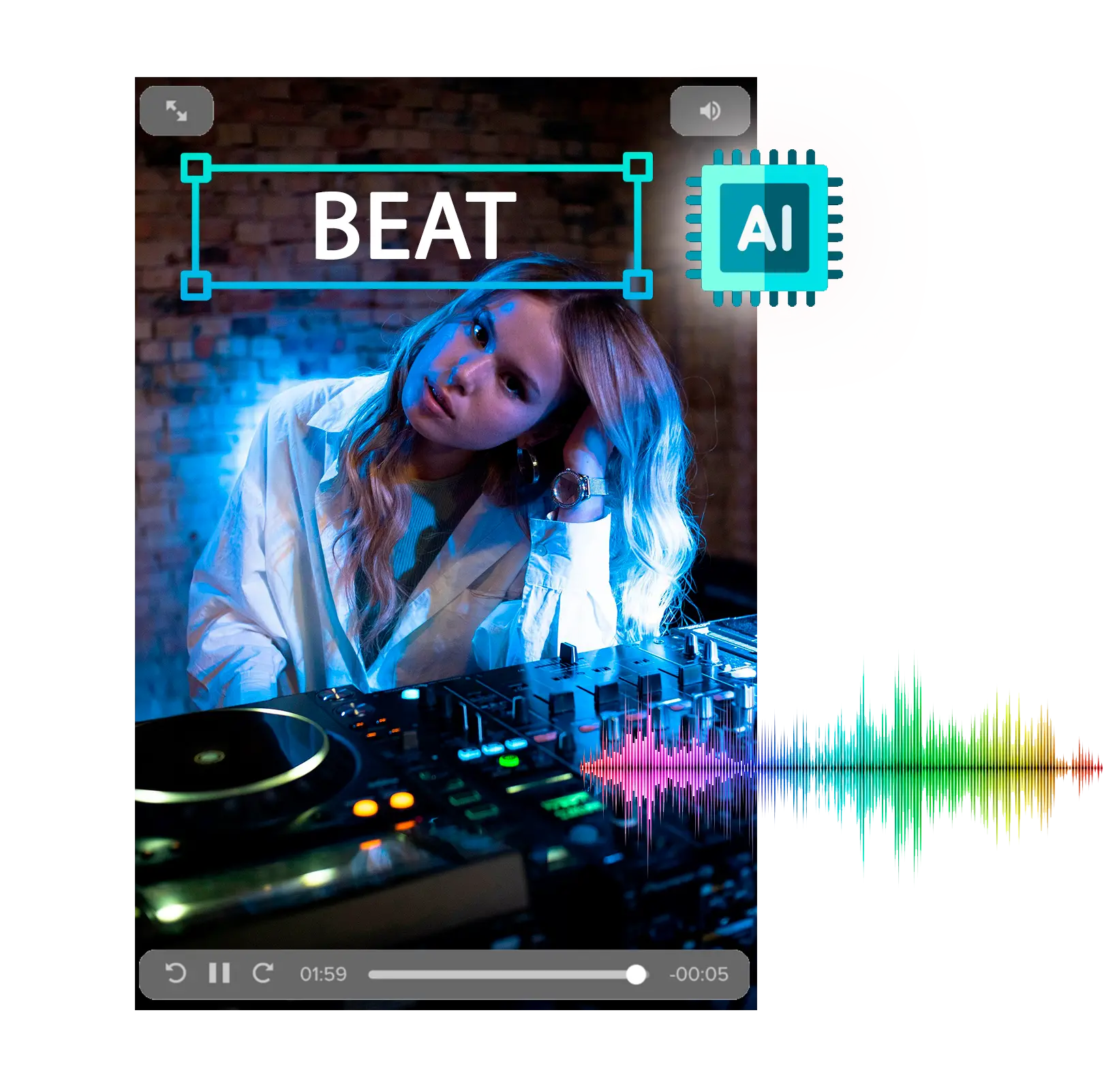 Luo video äänellä.