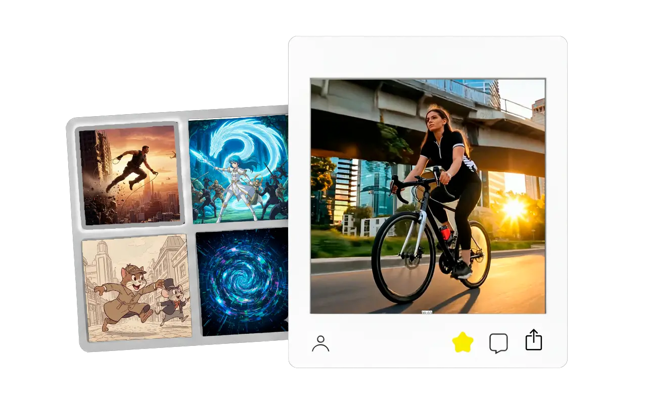 Luo mikä tahansa videotyyli.