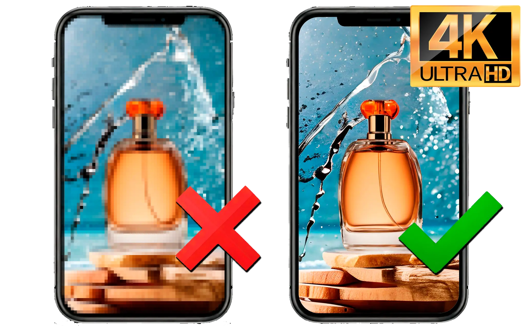 Korkearesoluutioinen tuloste.