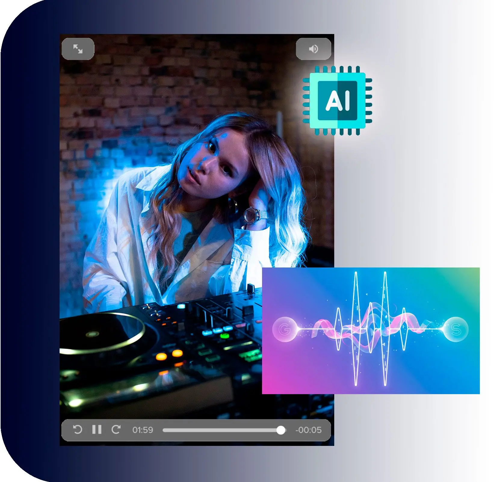 Synkronoitu äänen generointi.