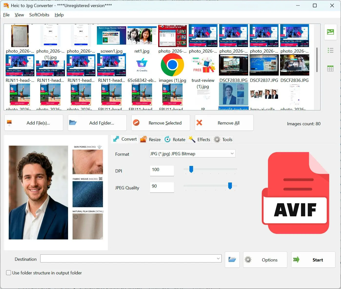 HEIC to JPG Converter Kuvakaappaus.