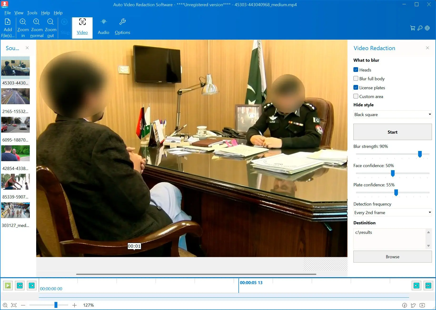 Käsittele & Tallenna.