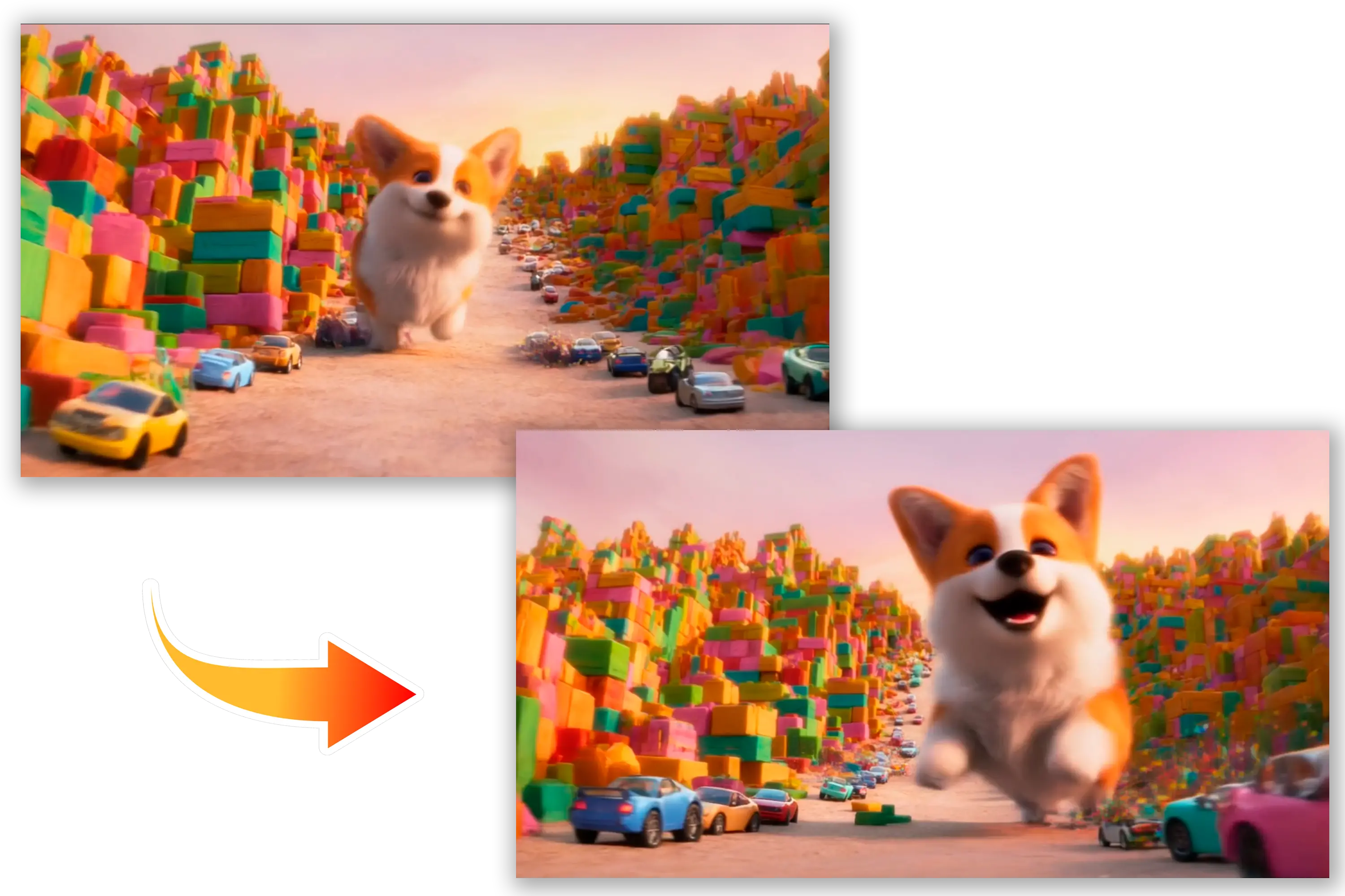 Luo pidempiä videoita: Viimeinen avainruutu -vaihtoehto.