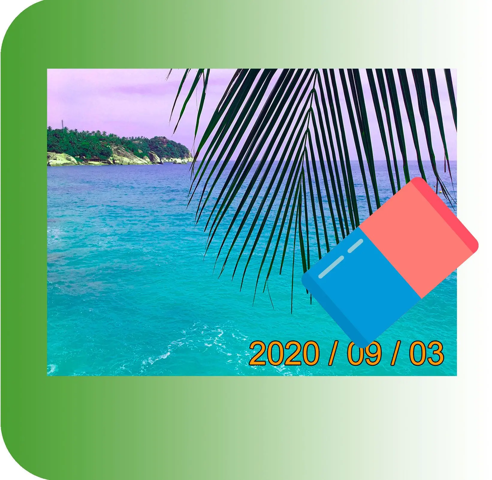 Poista Teksti-, Aika- ja Päivämääräleimat.