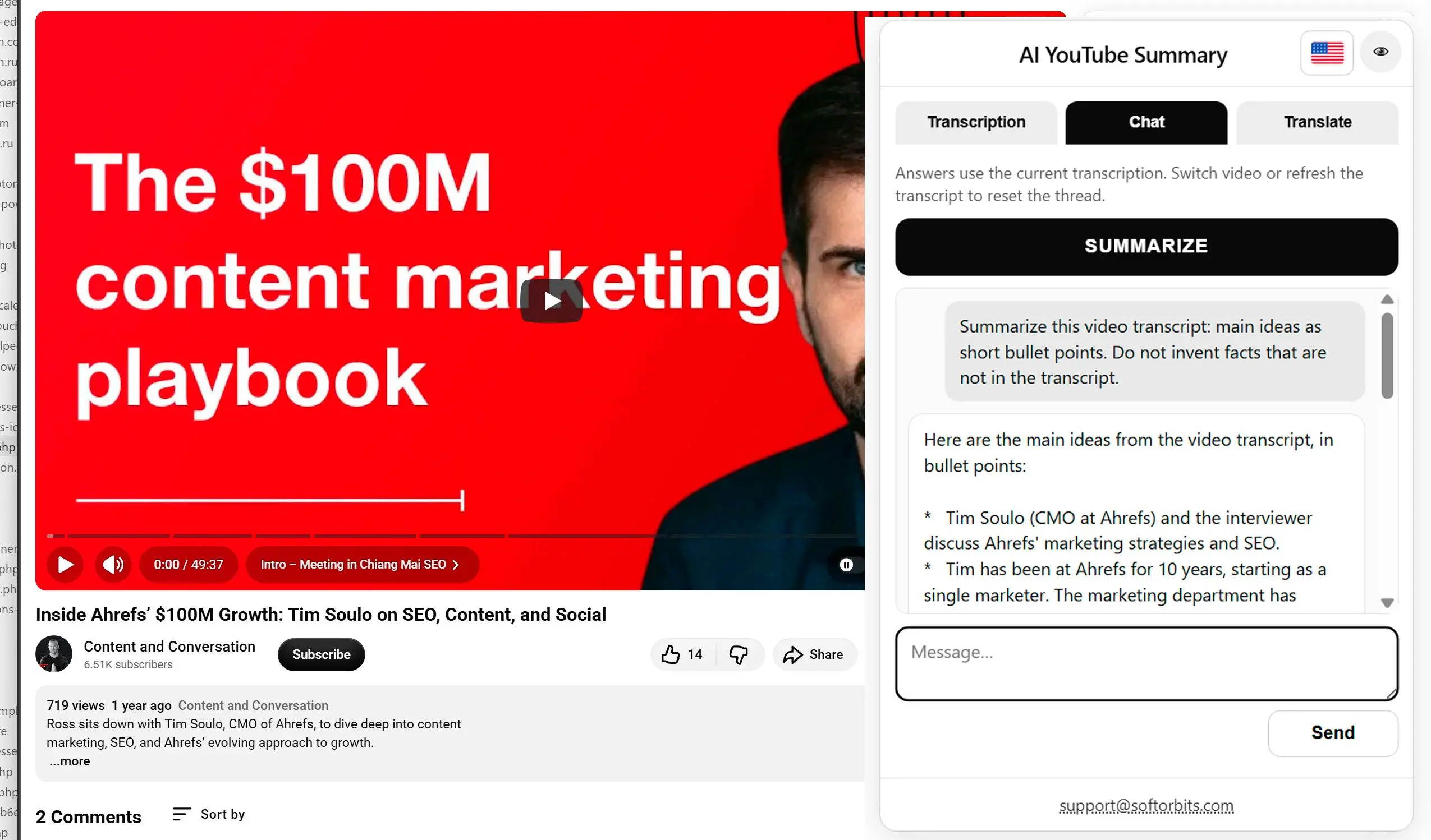 Tee videosta tiivistelmä tekoälyn avulla tai esitä kysymyksiä.
